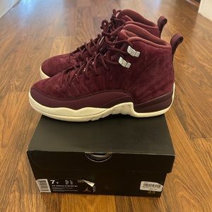 Jordan 12 GS Maroon